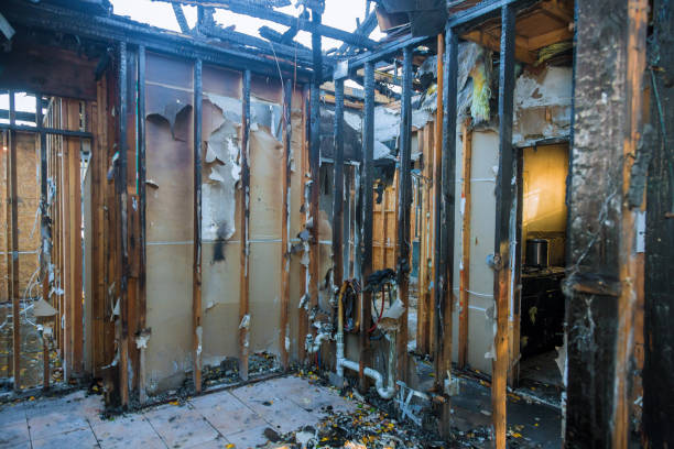 Professional Fire Damage Repair technician working in York, AL